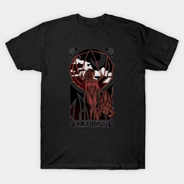 Art Nouveau Kerrigan T-Shirt by SlothgirlArt